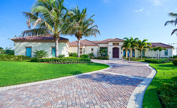 Permeable Paver Driveway in St Augustine Beach, FL